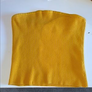 mustard tube top
